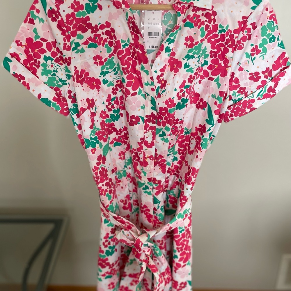 Brooks Brothers Cotton Short Sleeve Shirt Dress | Sz 8 | NWT 1